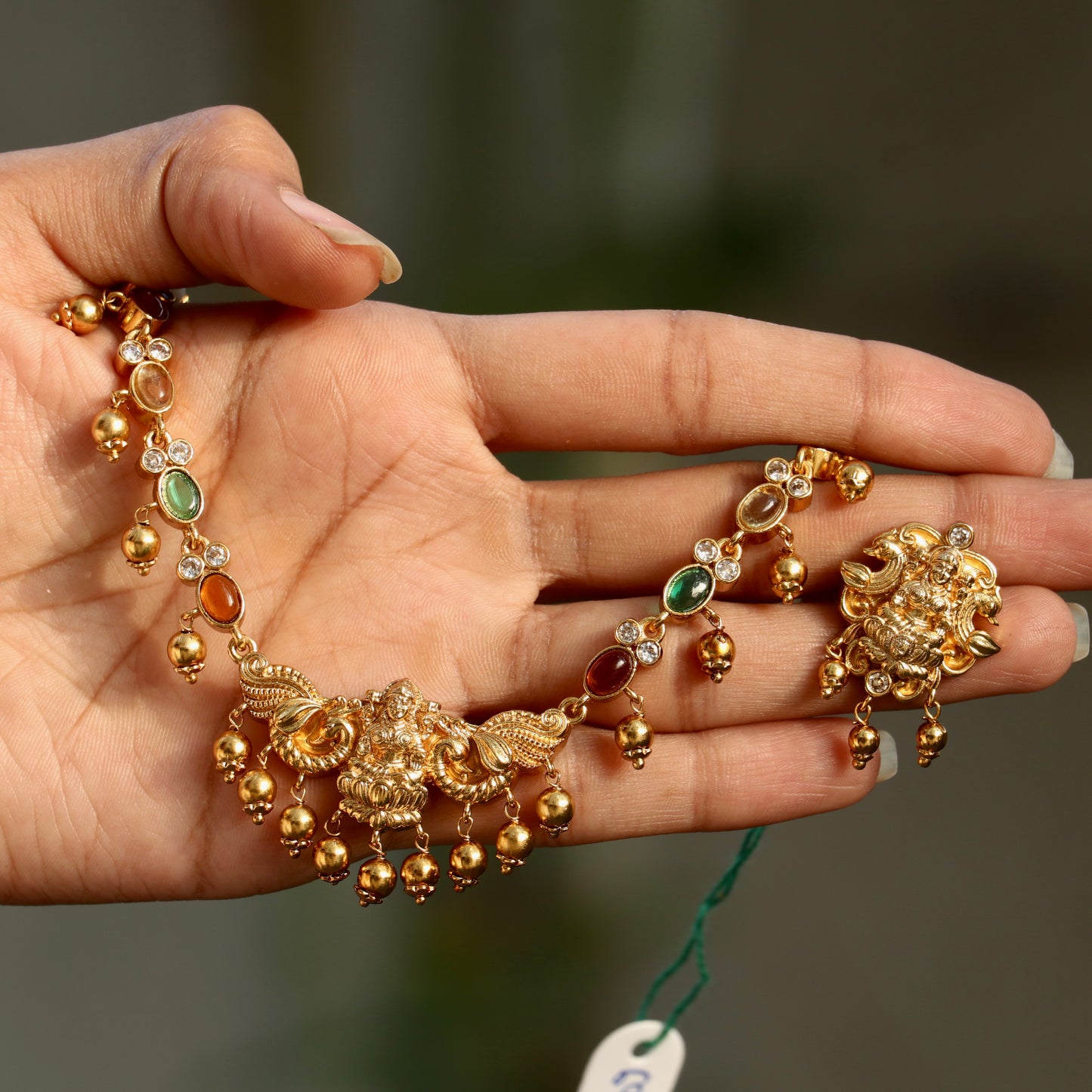 Malini multi stone necklace