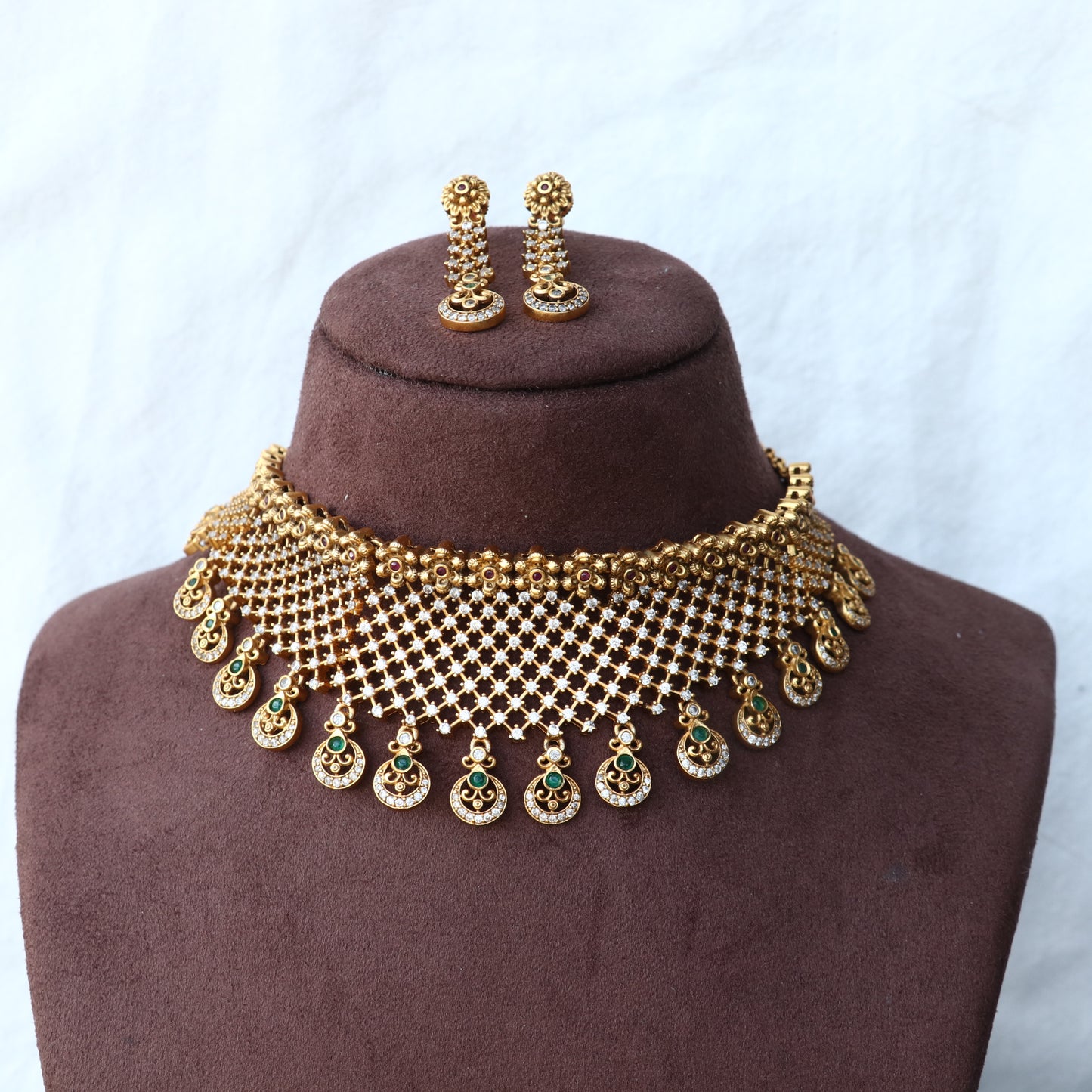 Beautiful Bridal High Neck Choker