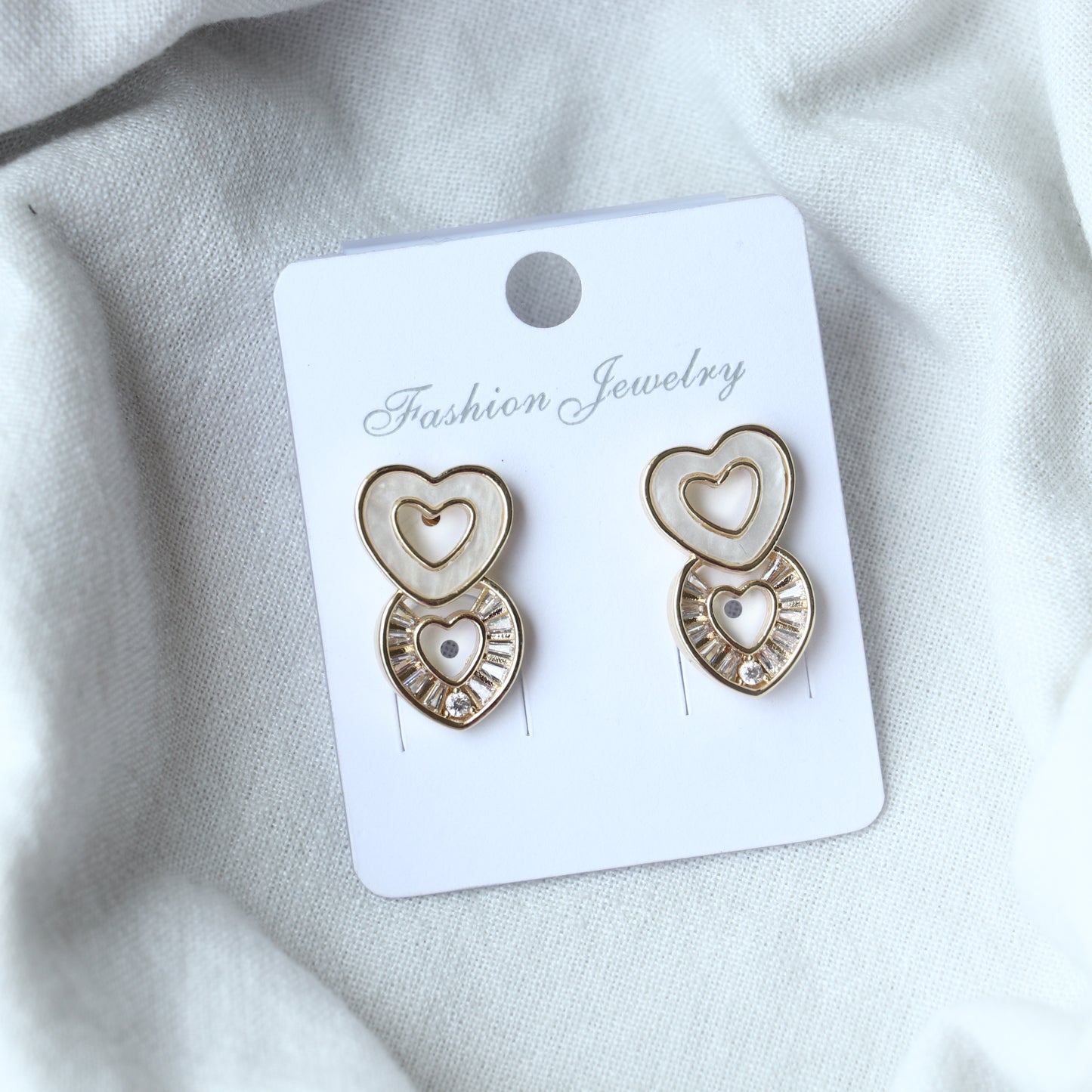 Double Heart Earrings