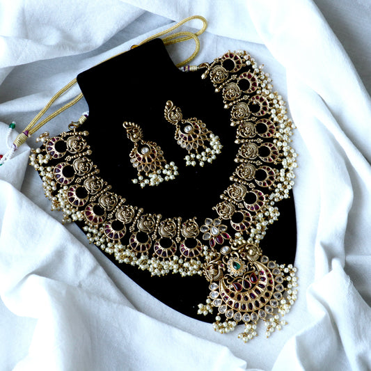 Heavy Bridal Kemp Necklace