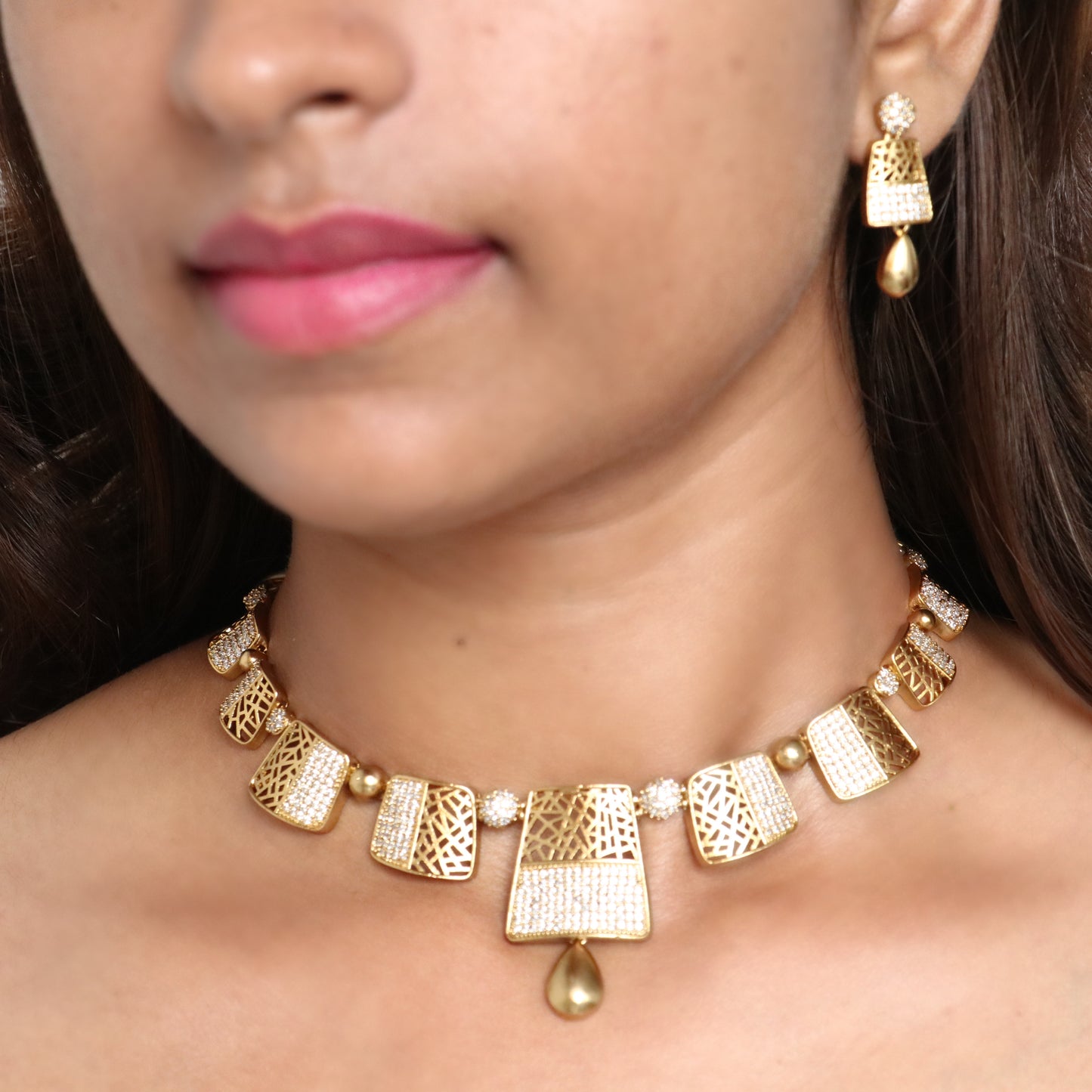 Stylish Party Wear Necklace Set