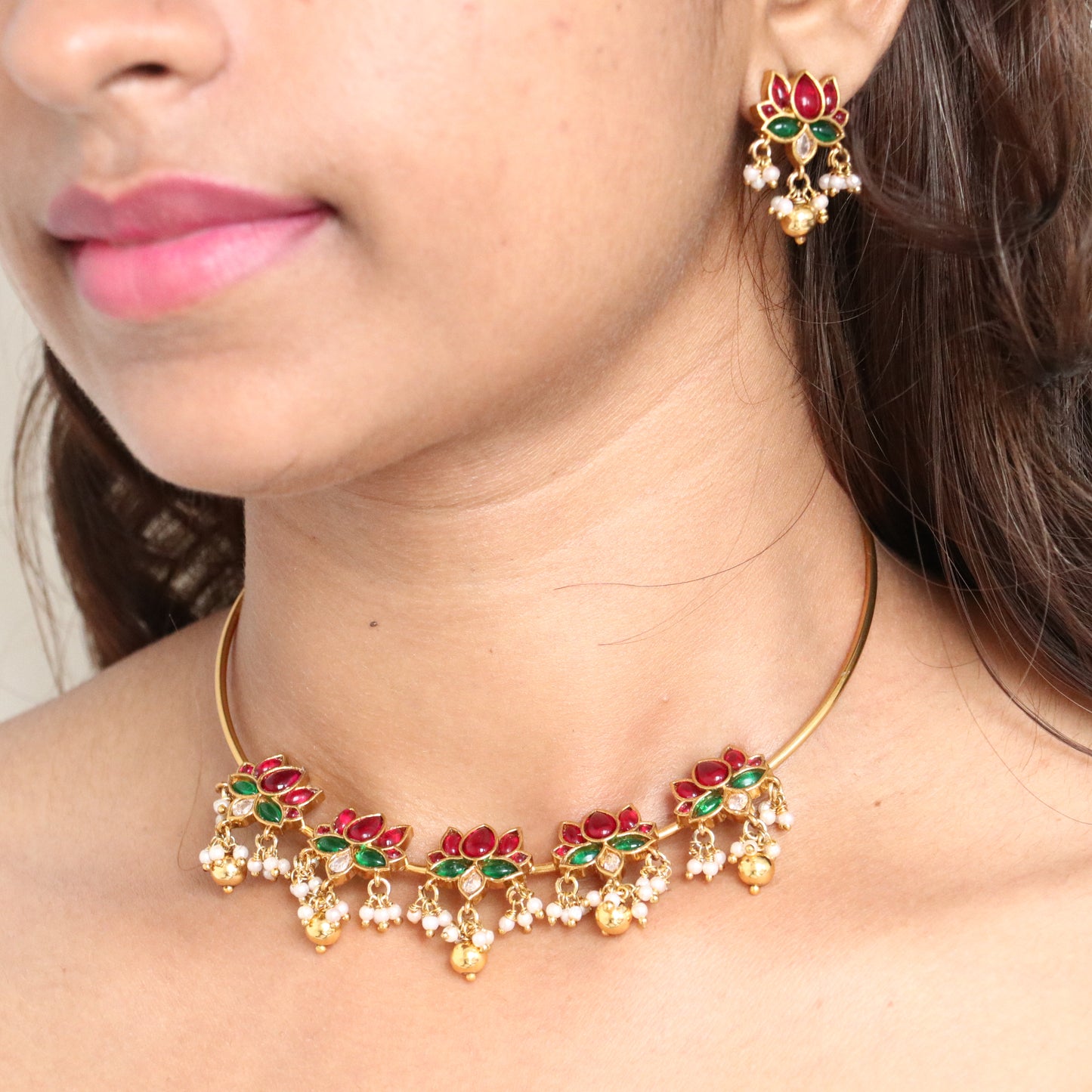 Lotus Hasli Neckalce Set