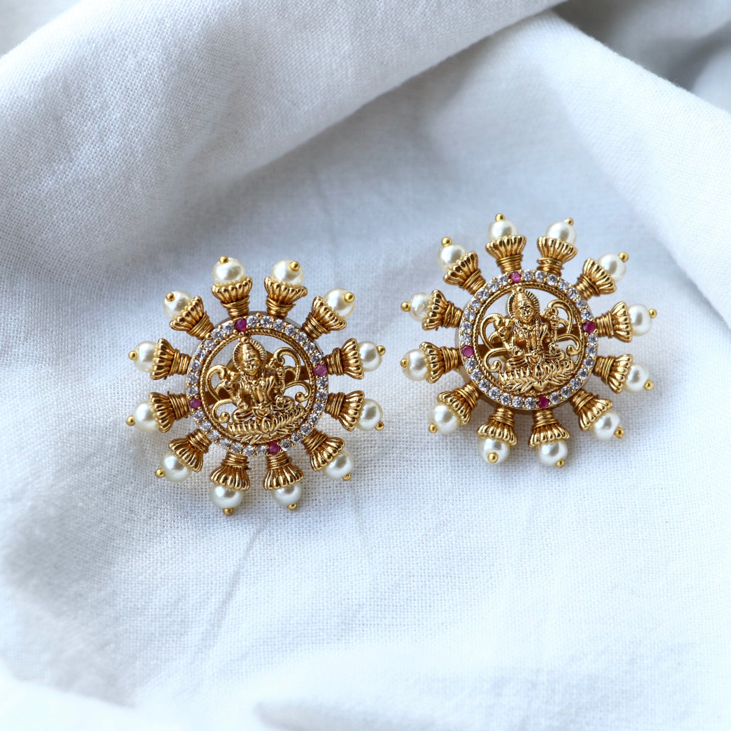 Lakshmi Chakra Ear Studs