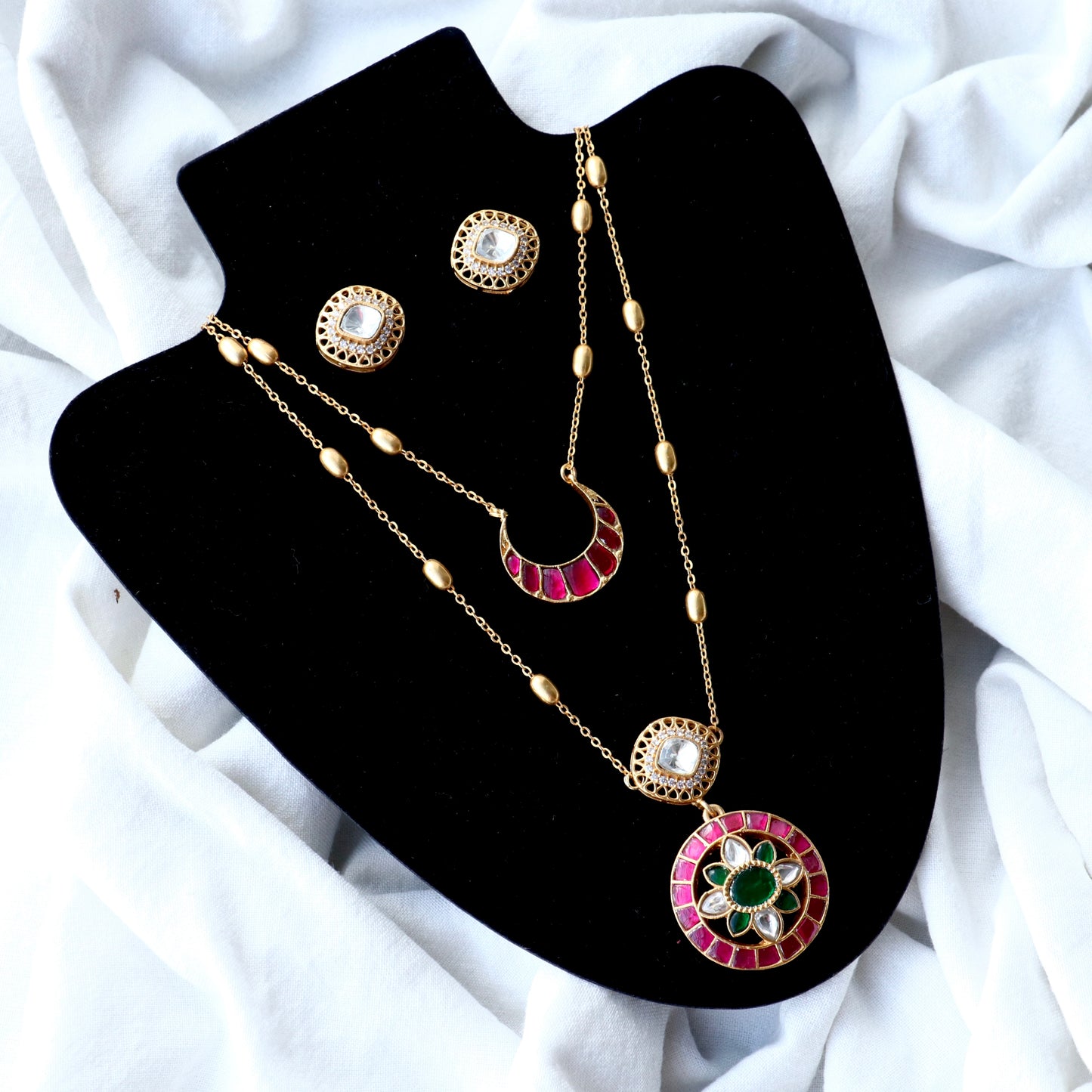 Dhora Rajawadi Necklace Set