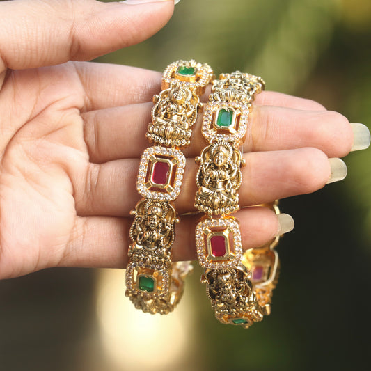 Kamala Multi Stone Bridal Bangles