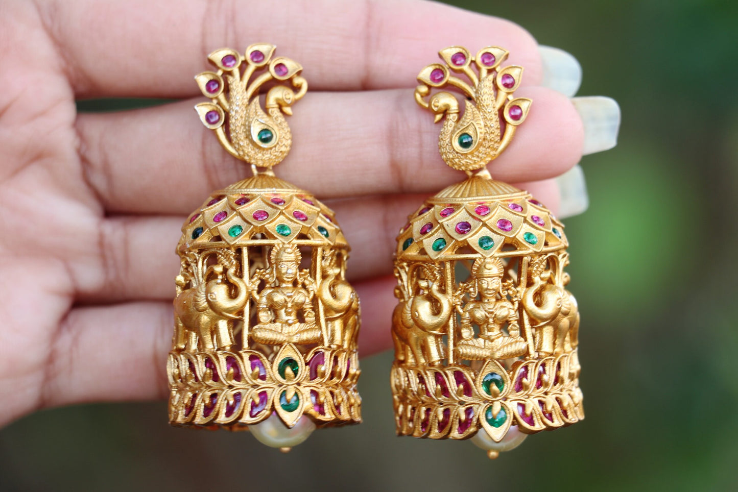 Gaja Lakshmi Earrings
