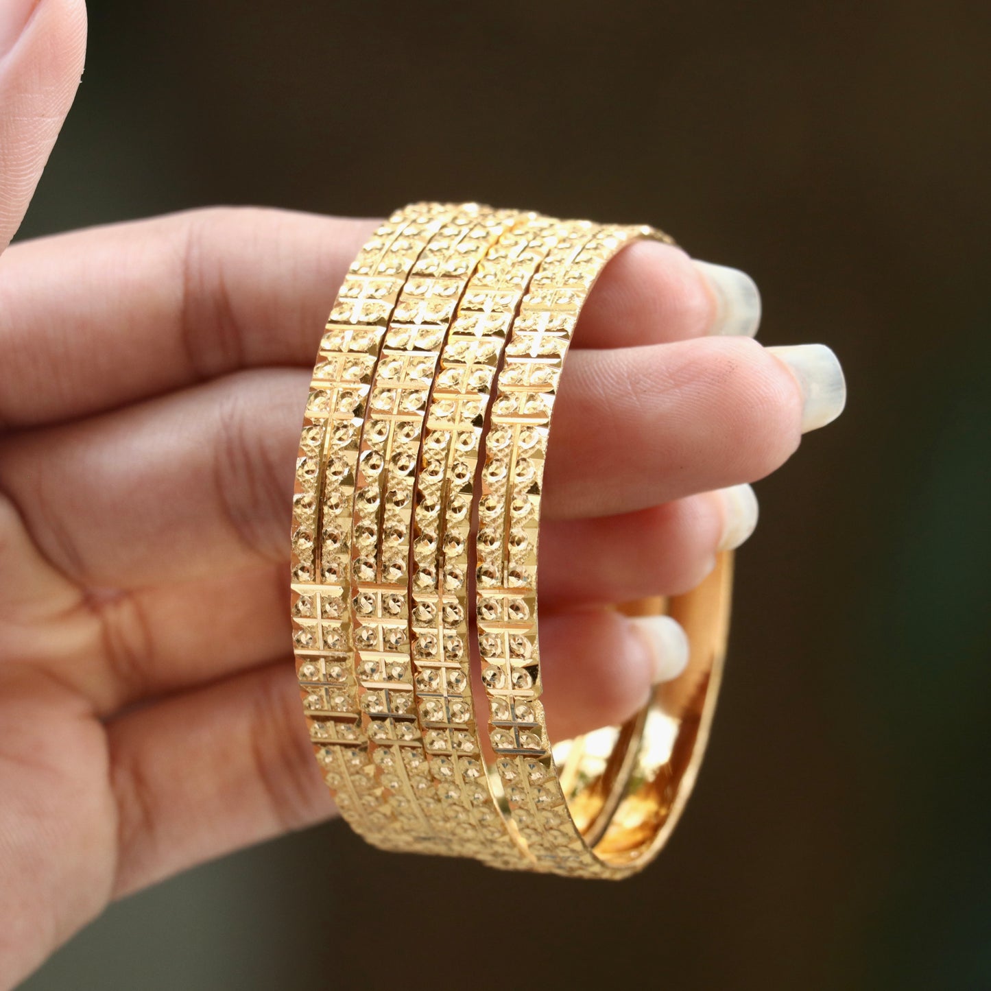 Binita Bentex Gold Plated Bangles For Women