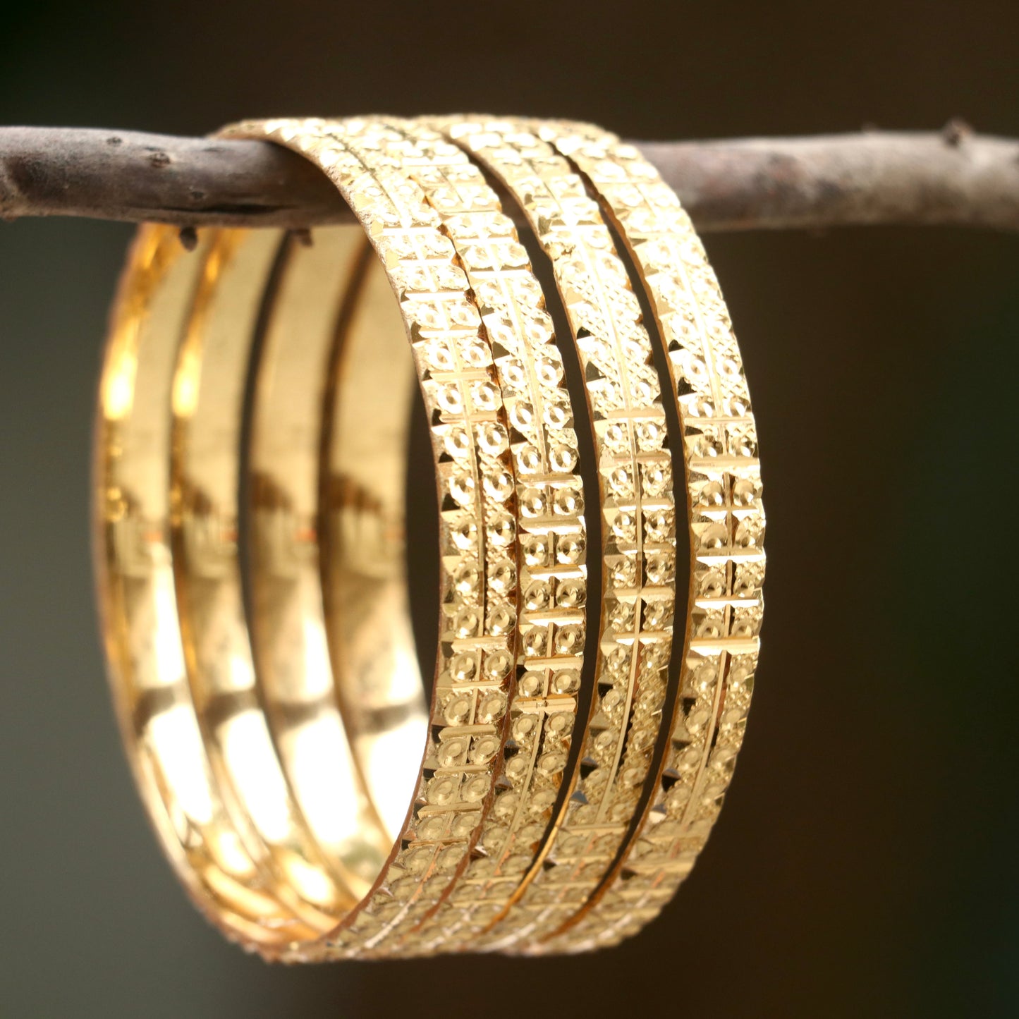 Binita Bentex Gold Plated Bangles For Women