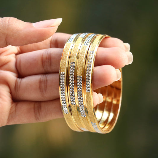 Tejal Bentex Gold Plated Bangles For Women