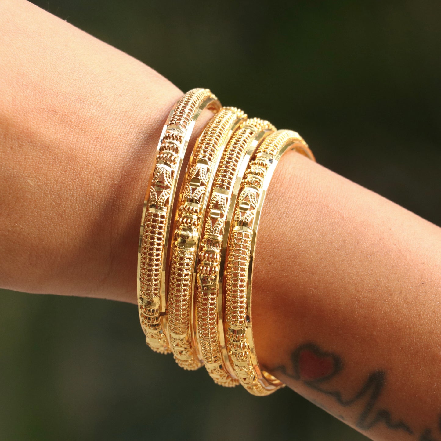 Latika Bentex Gold Plated Bangles For Women