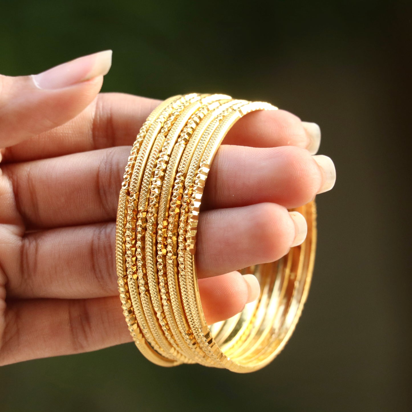 Kanika Bentex Gold Plated Bangles For Women