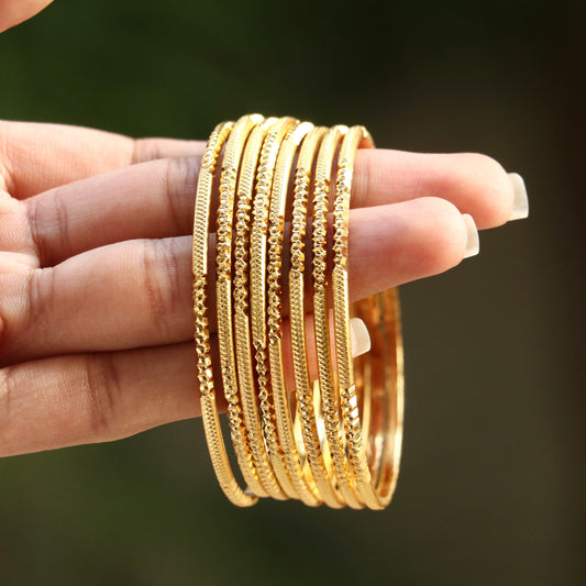 Kanika Bentex Gold Plated Bangles For Women