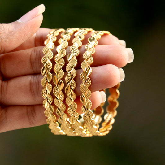 Indumati Bentex Gold Plated Bangles For Women