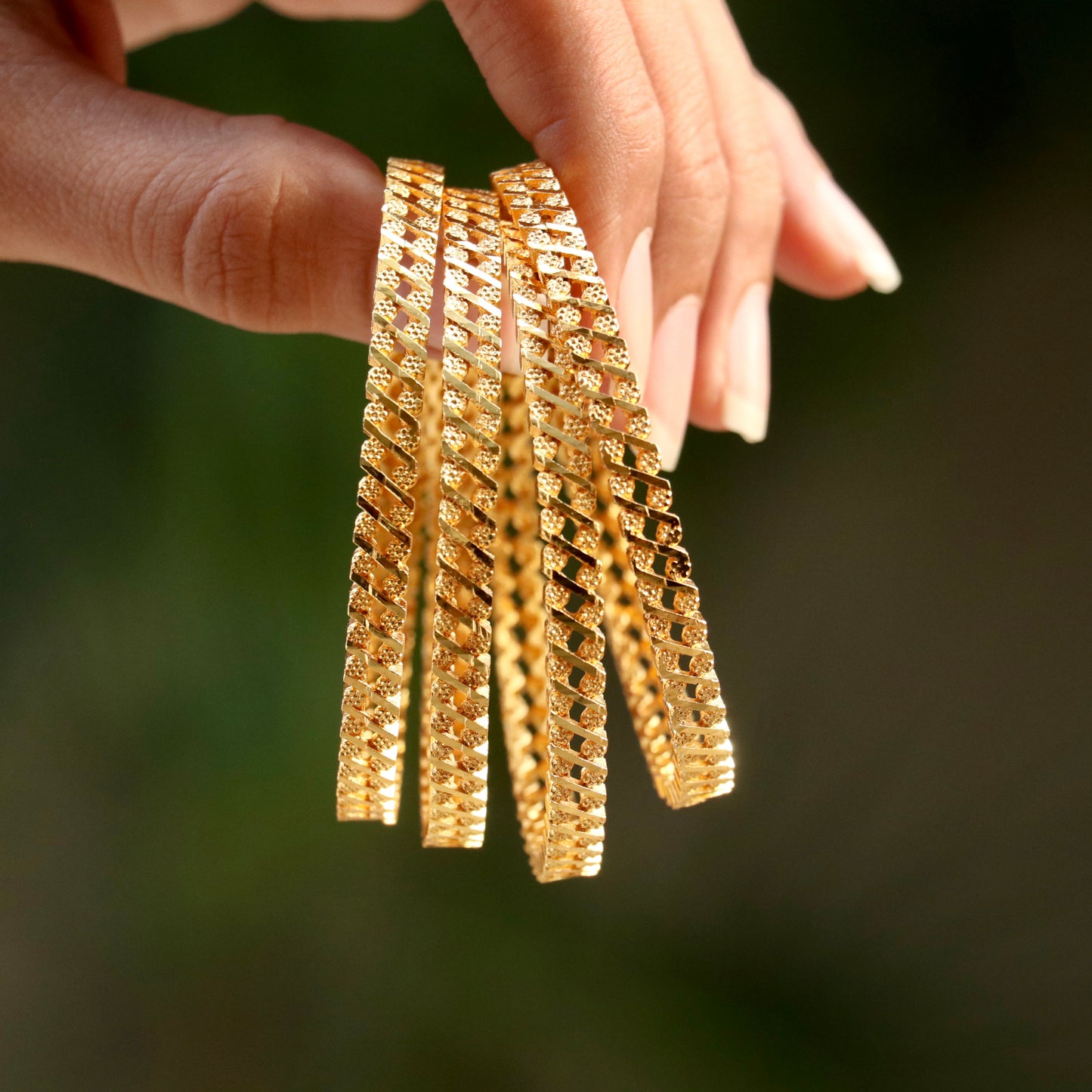 Poulomi Bentex Gold Plated Bangles For Women