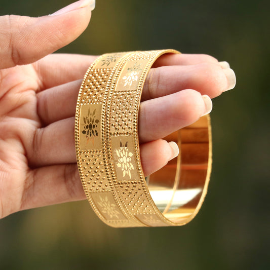 Akhila Bentex Gold Plated Bangles For Women