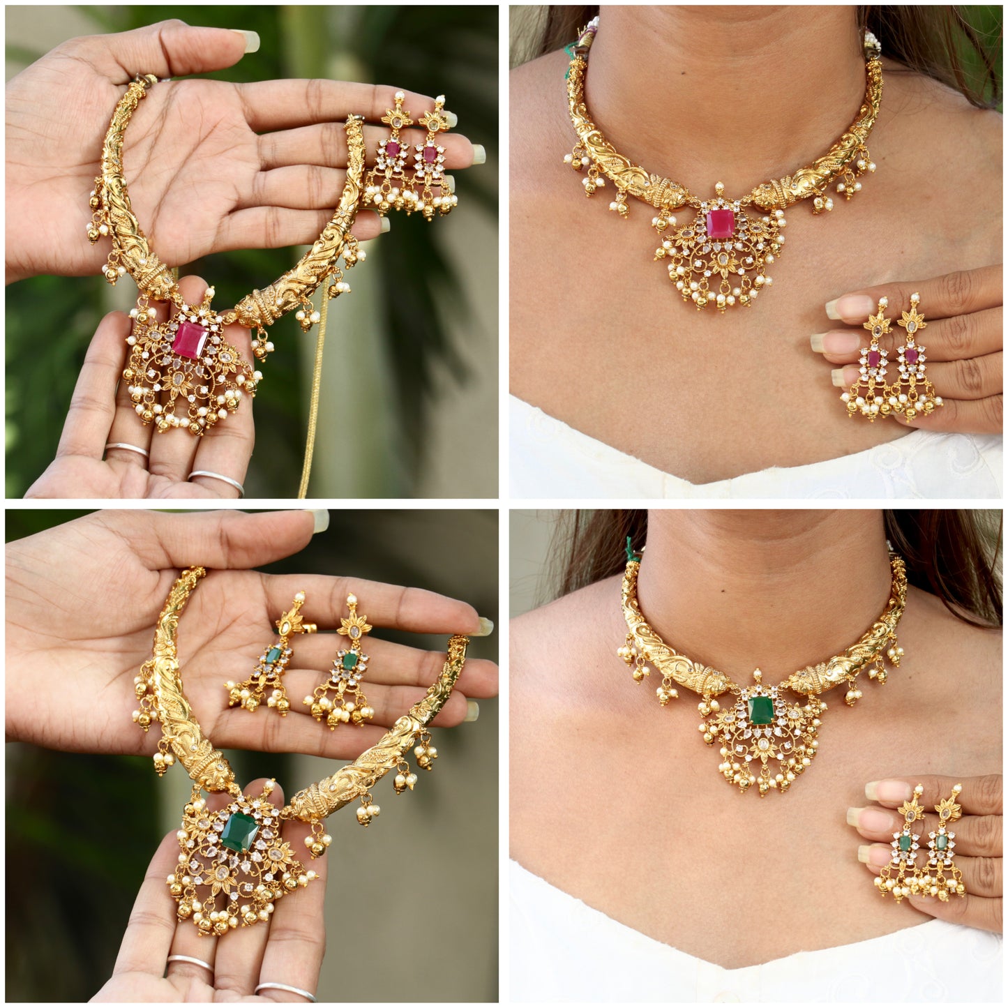 Trending Ojal Hasli Necklace Set