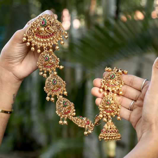 Rati Long Bridal Hair Choti