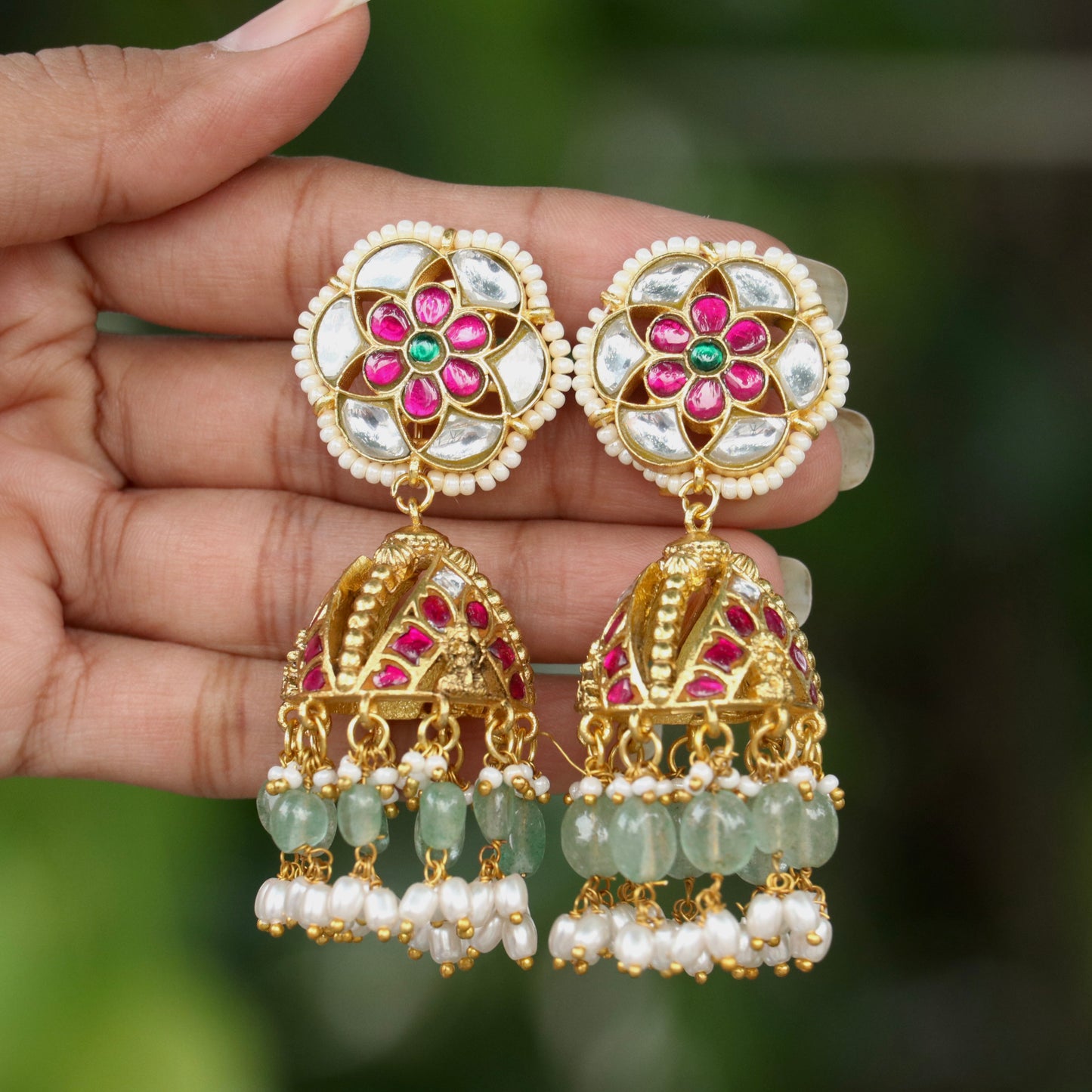 Sundari Jadau Kundan Jhumka