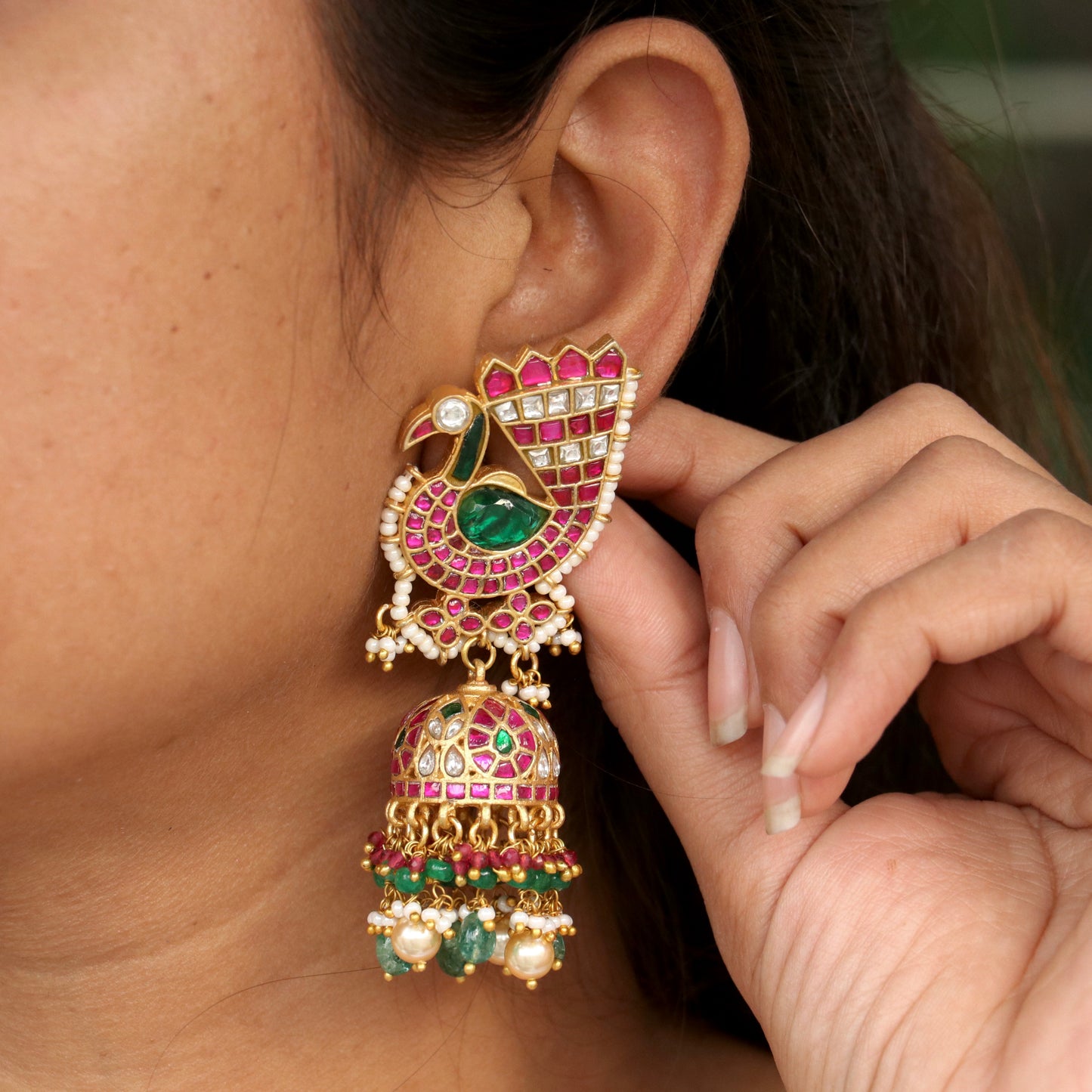 Rajasi Jadau Kundan Earrings