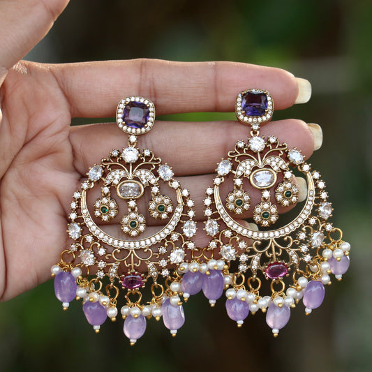 Taj Tingles Purple Earrings