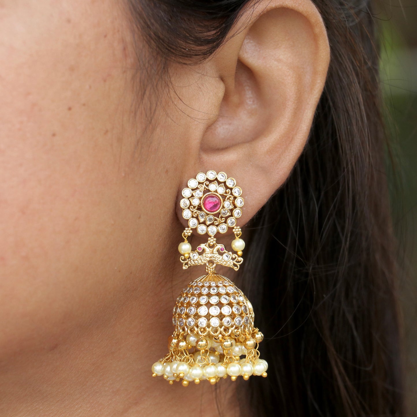 Rajwada  Interchangeable Jhumkas