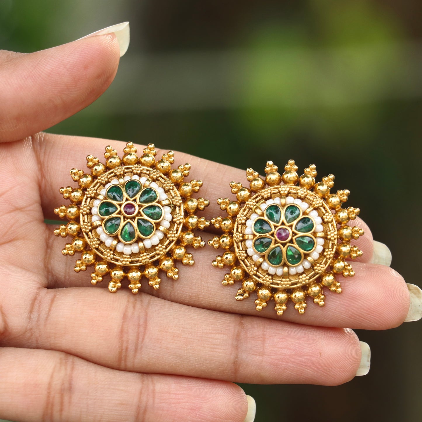 Suhagan Phool earrings