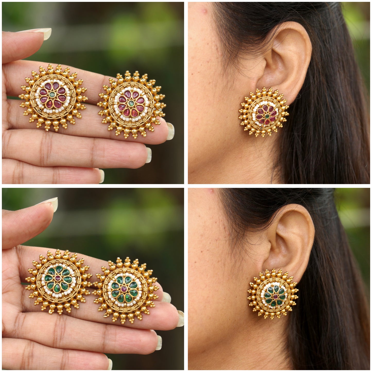 Suhagan Phool earrings