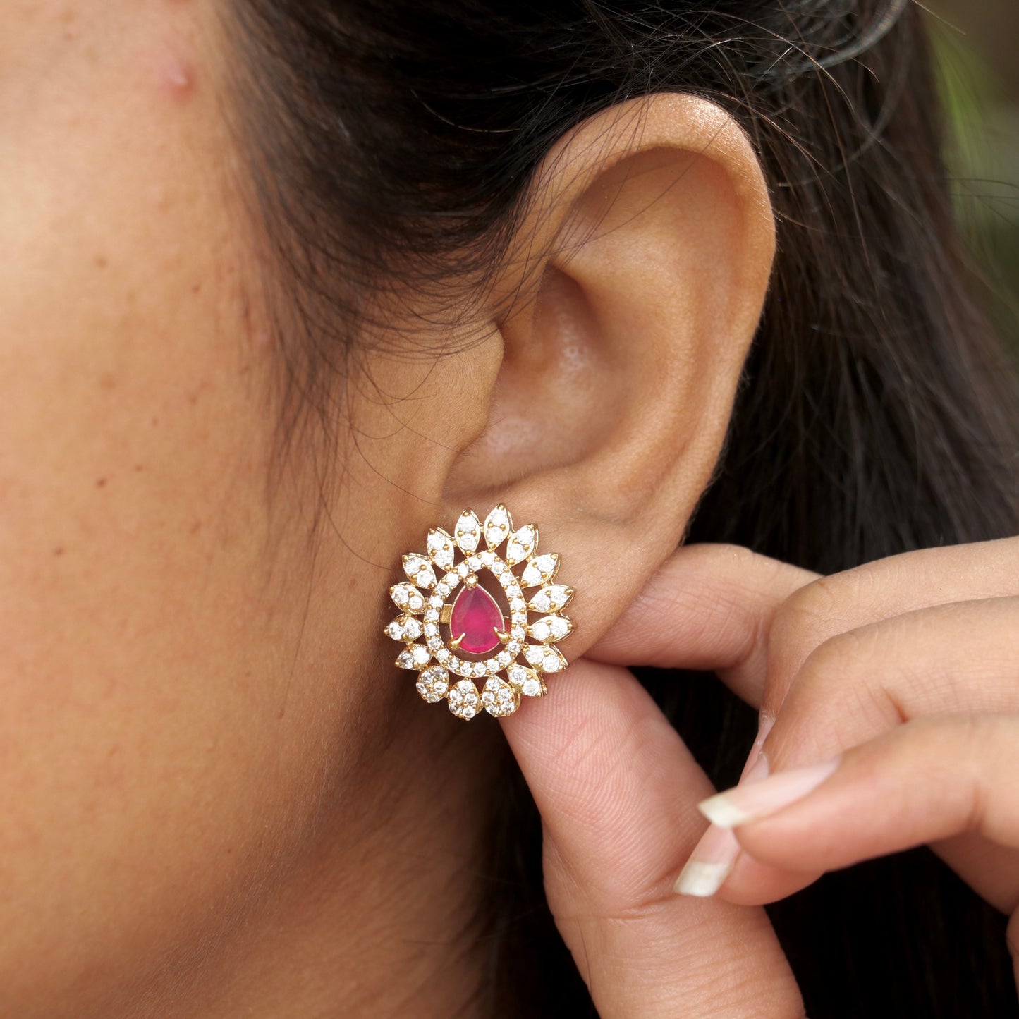 Shringar Interchangeable Ear Studs