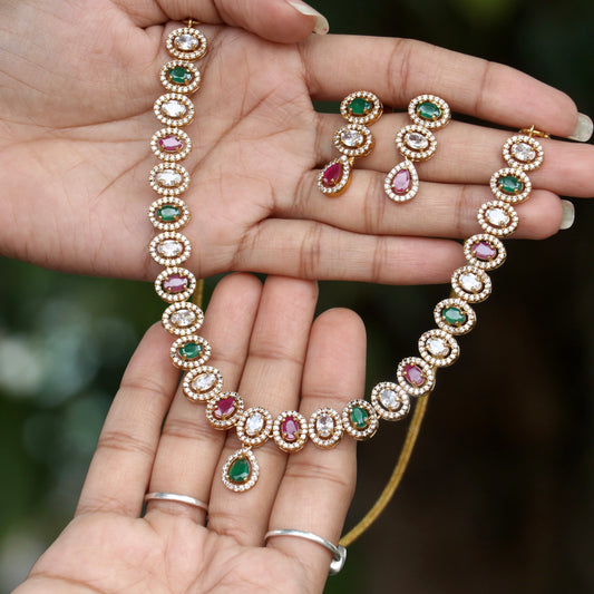 Pachchikam Diamond Necklace