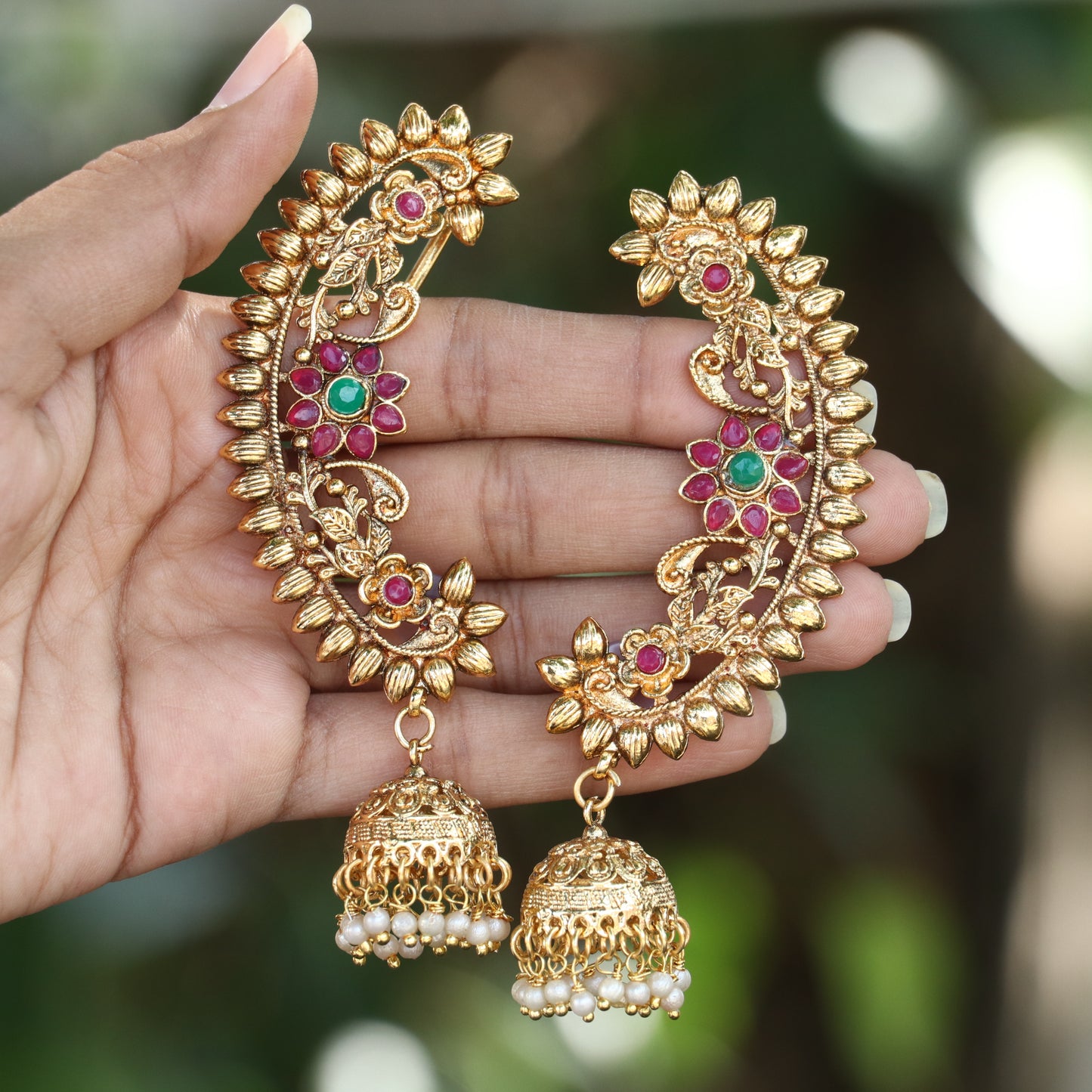 Simple Vanaja Ear-Cuff Earrings