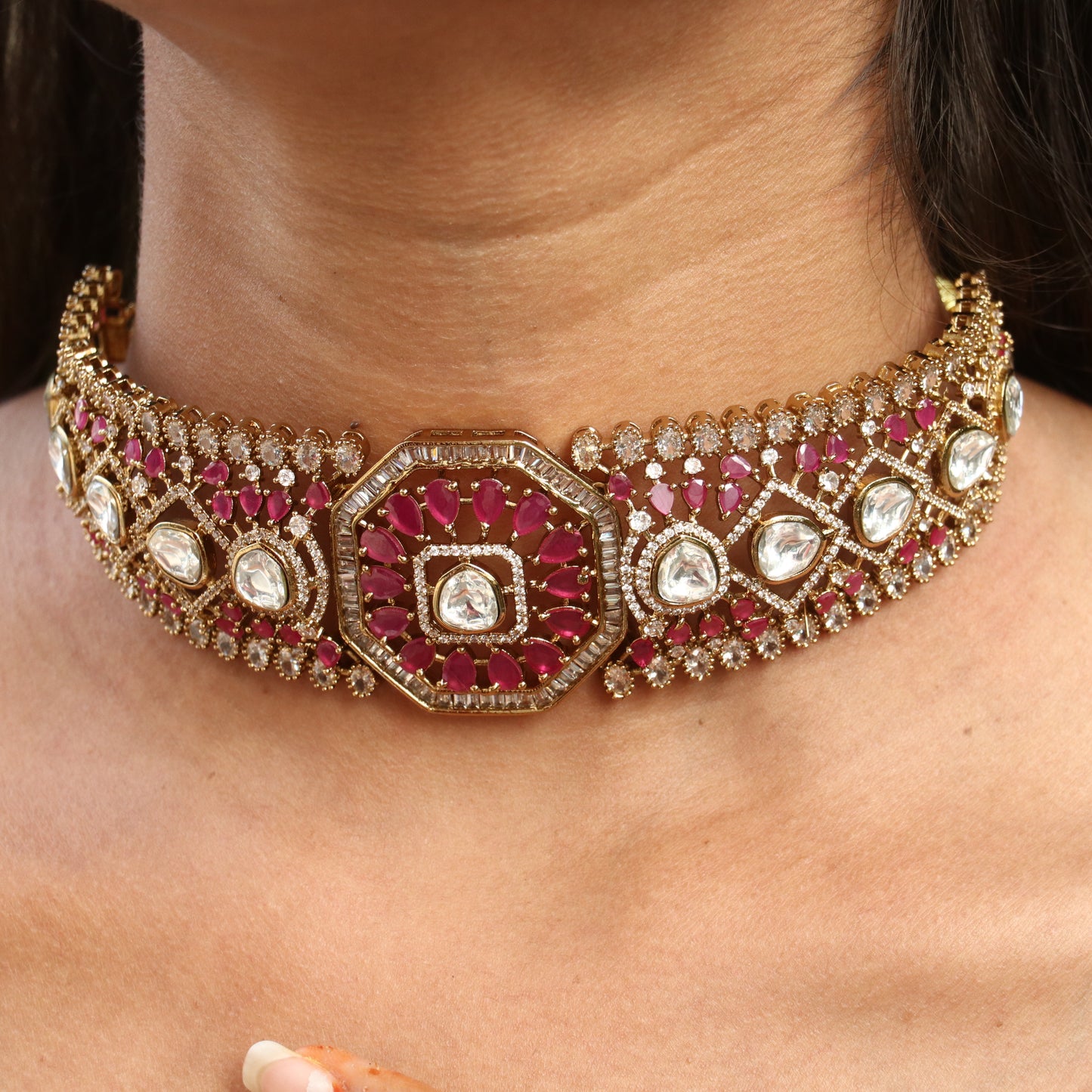 Stunning Meher Choker - Colors Available