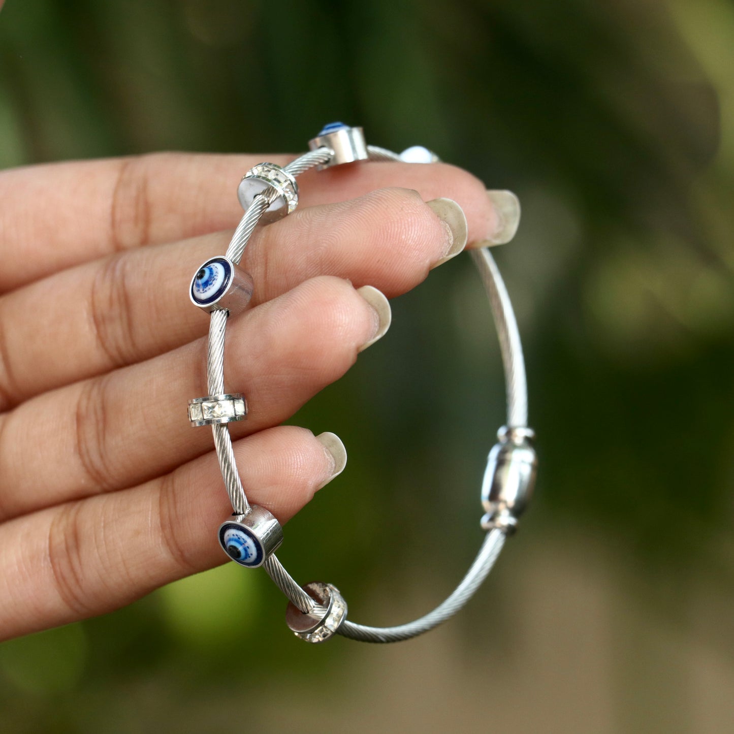 Silver Evil Eye PureGleam Bracelet