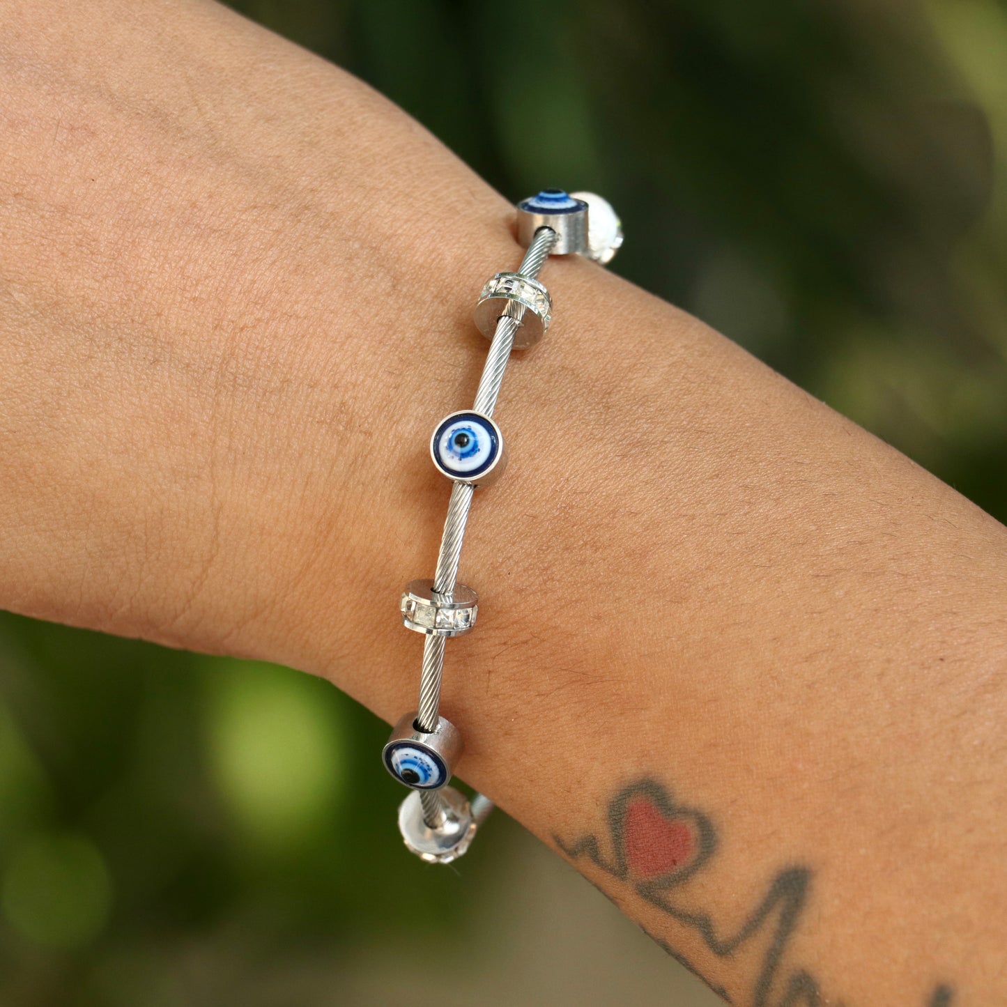 Silver Evil Eye PureGleam Bracelet