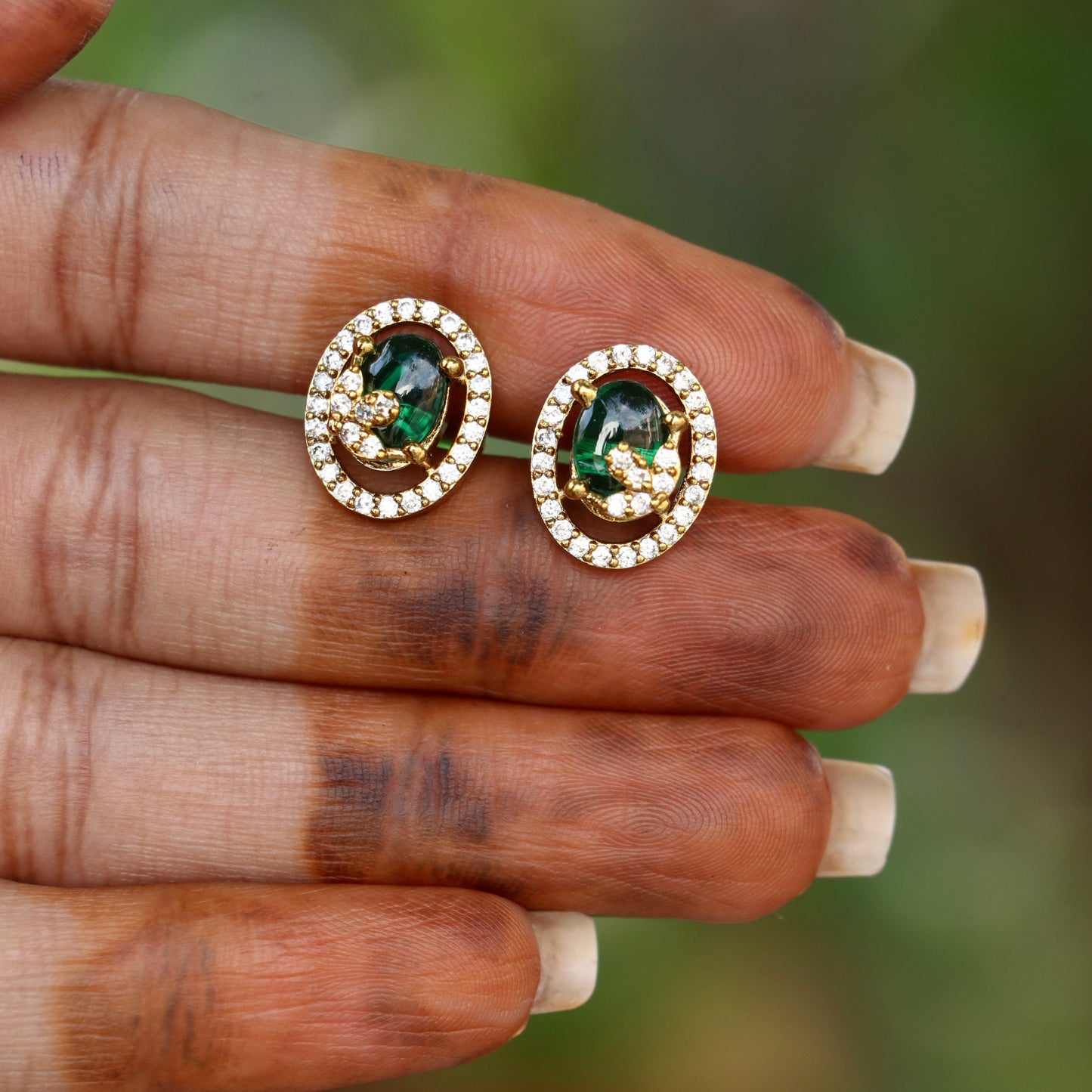 Ruby Celestial Studs