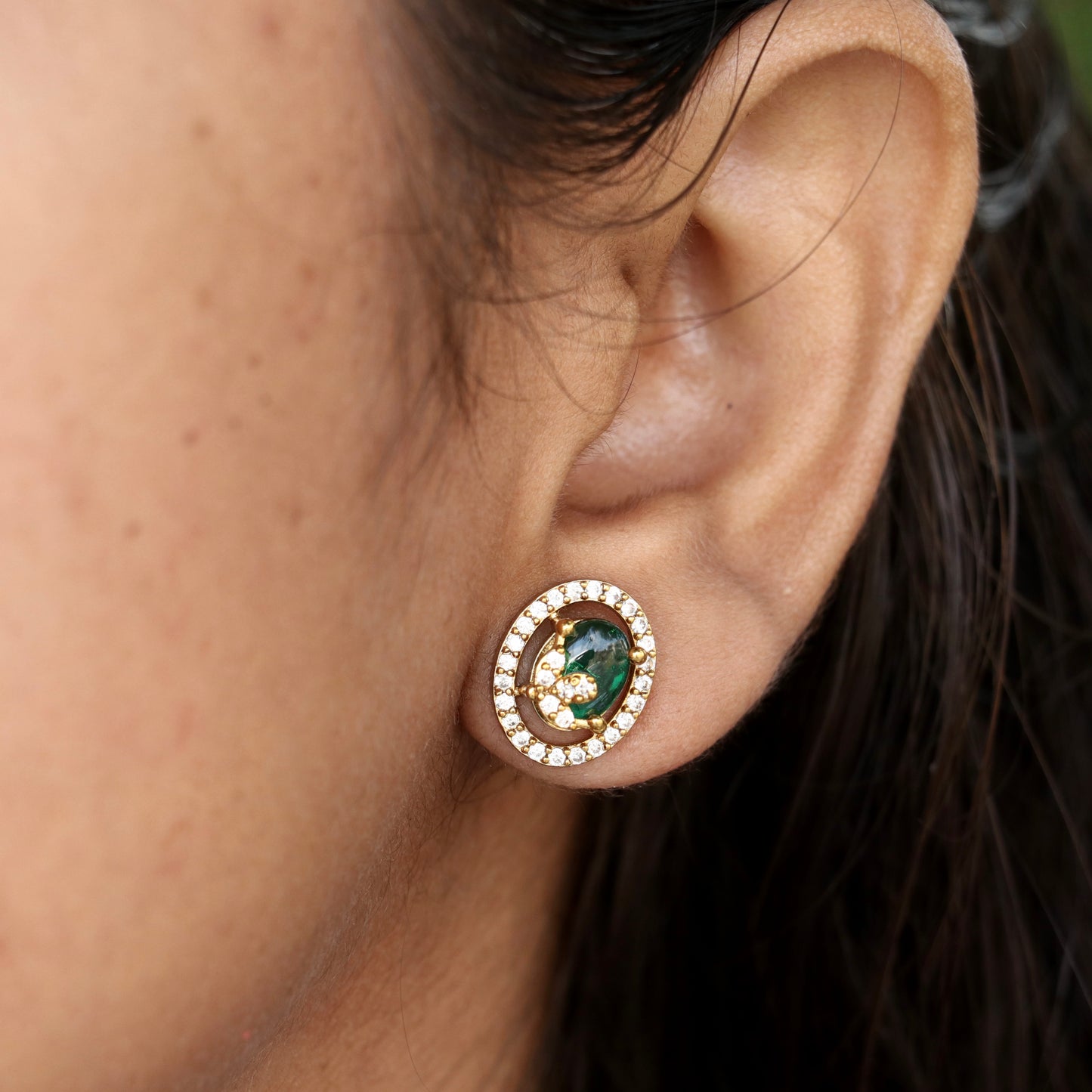 Ruby Celestial Studs
