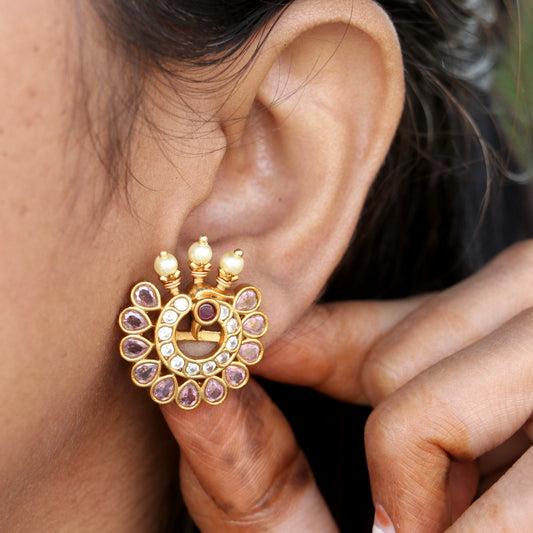 Pavazha Malar Studs