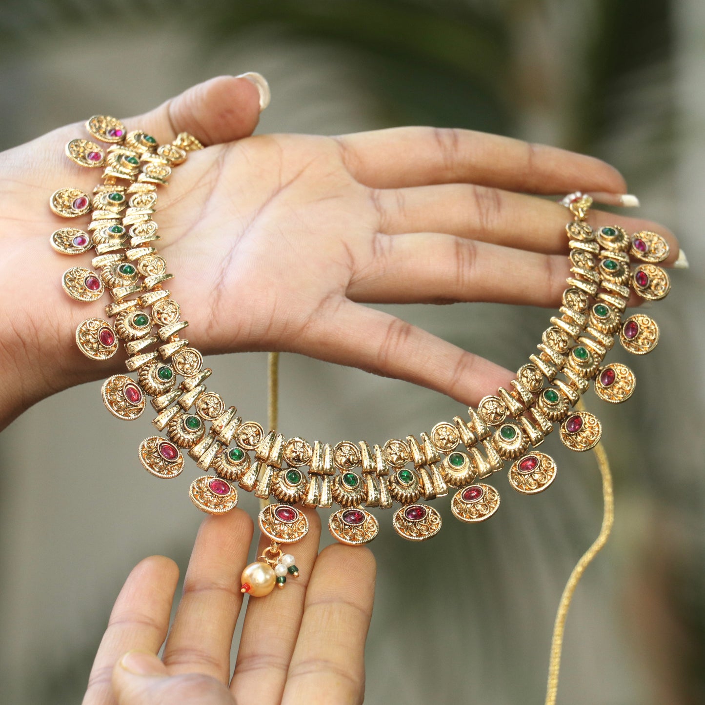 Swarna Padma Necklace Set