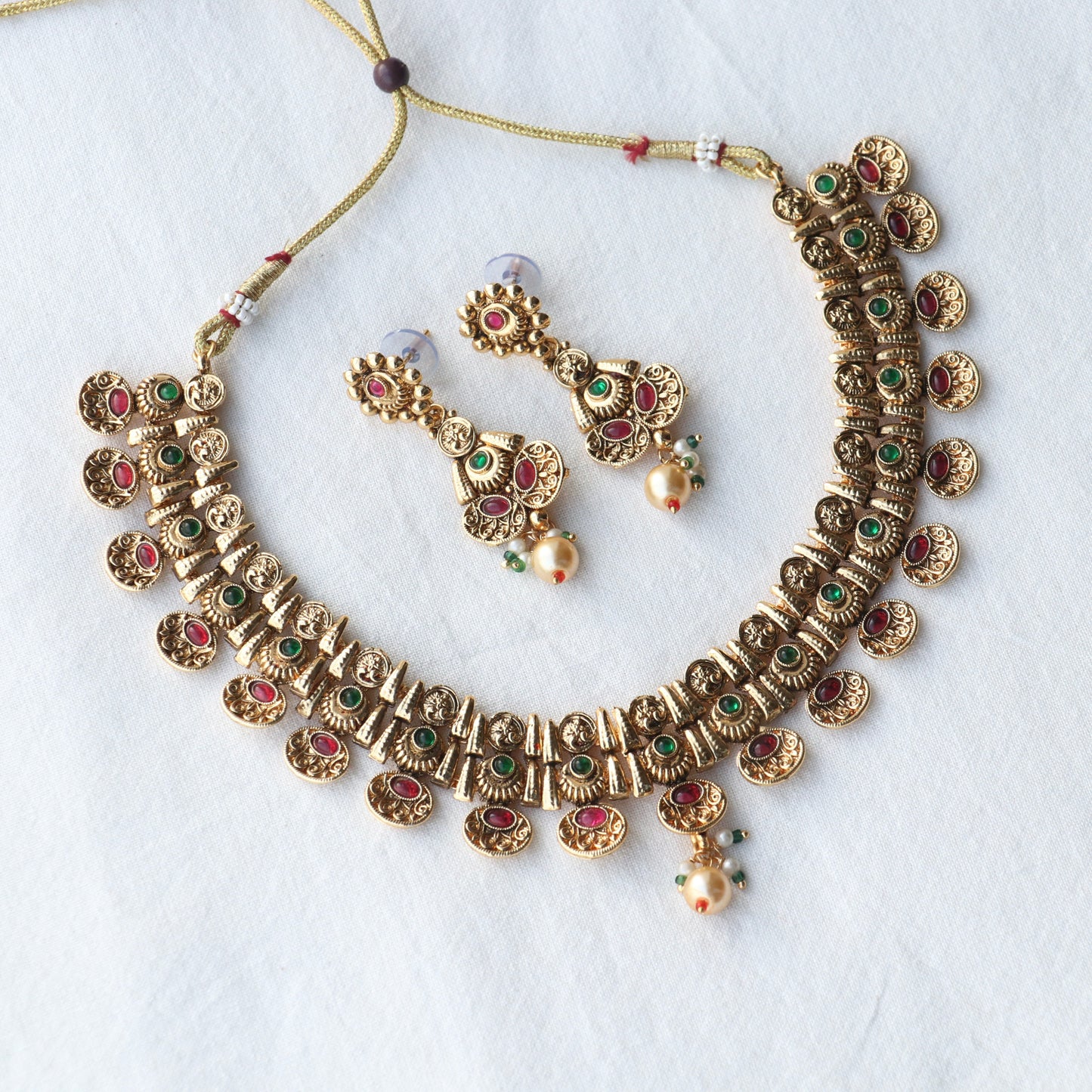 Swarna Padma Necklace Set