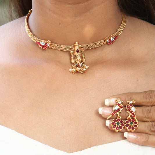 Balaji Chain Choker Necklace