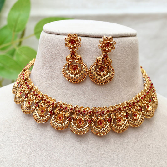 Diya Simple Designer Necklace