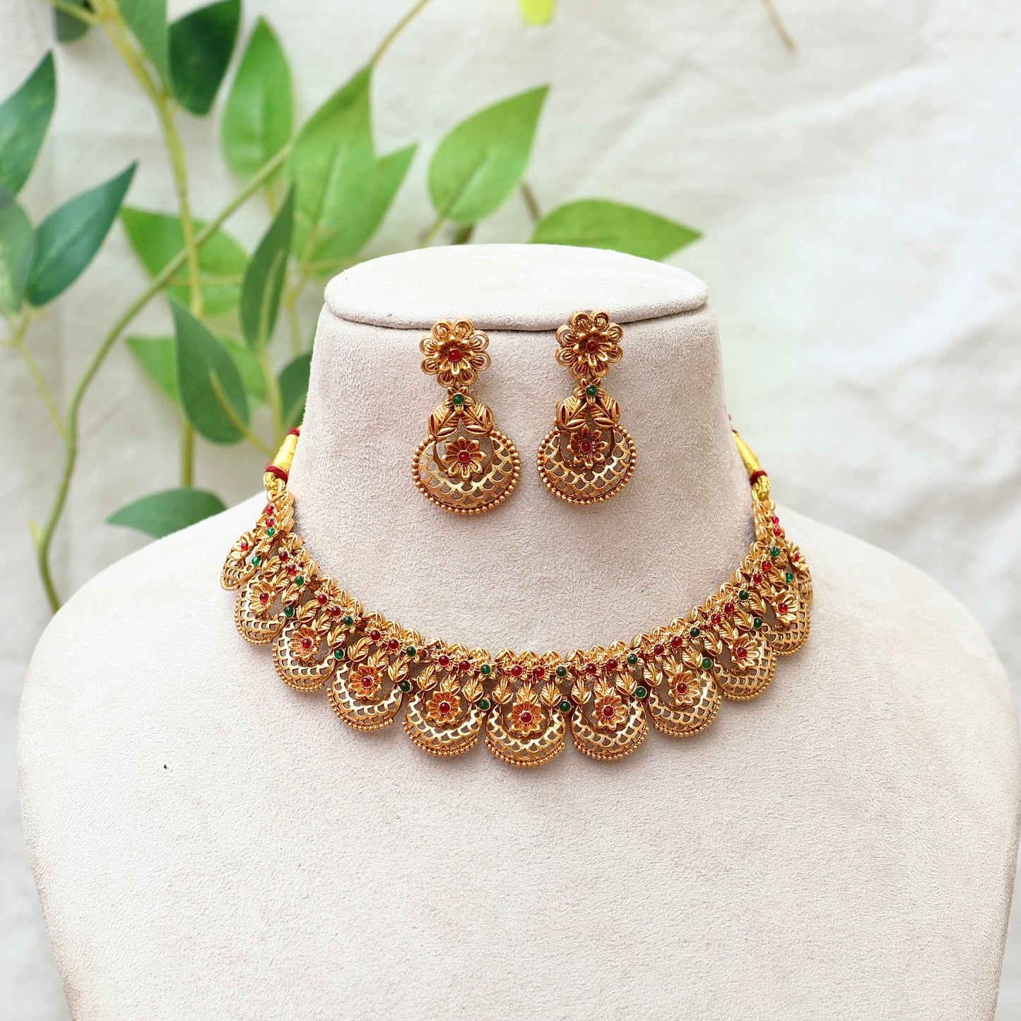 Diya Simple Designer Necklace
