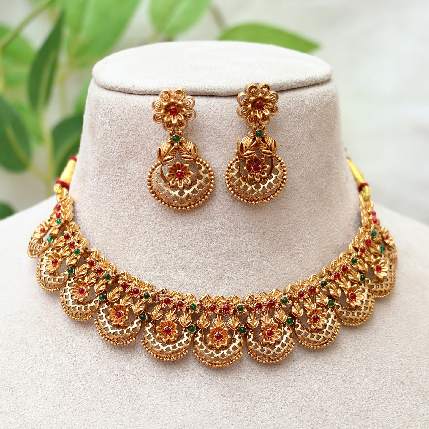 Diya Simple Designer Necklace