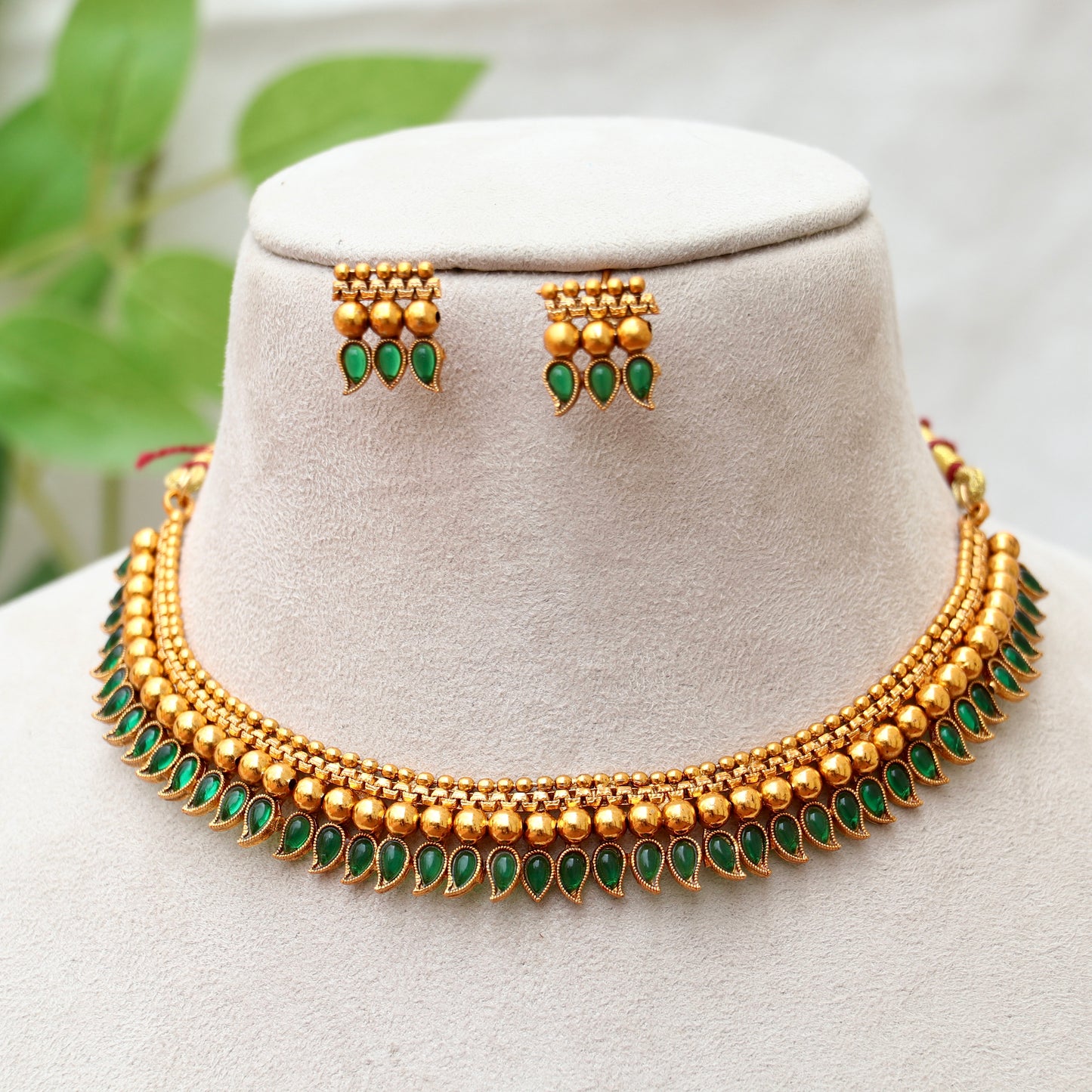 Riya Antique Gold Necklace