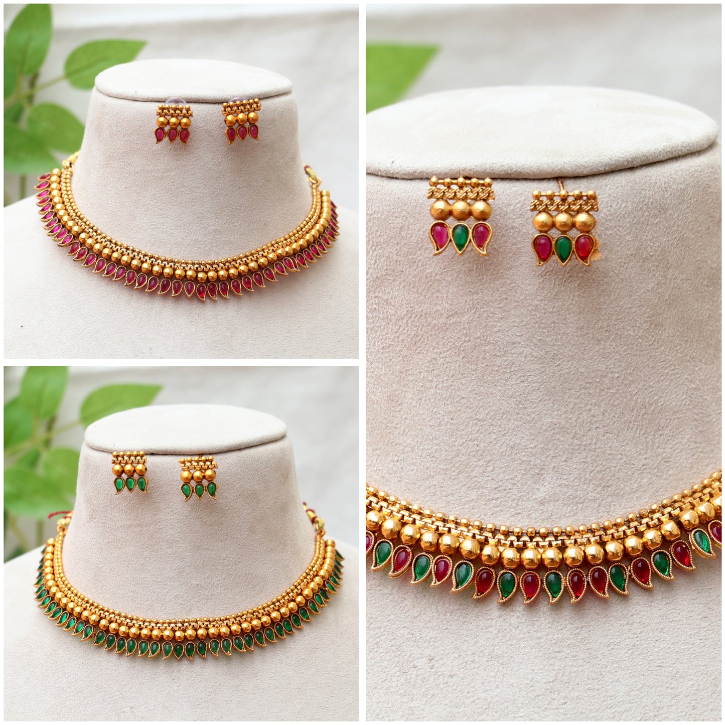 Riya Antique Gold Necklace