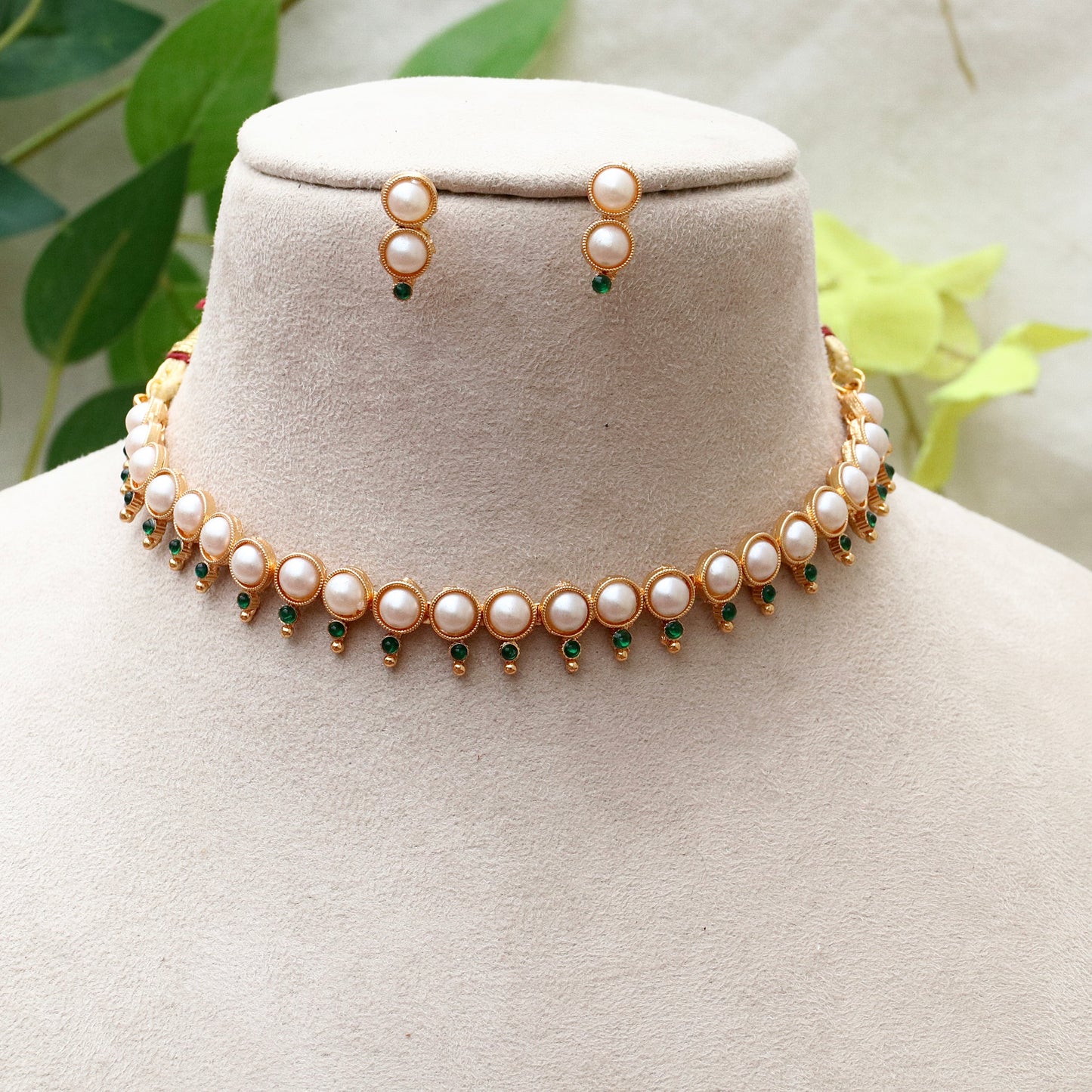 Ananya Antique Gold Necklace