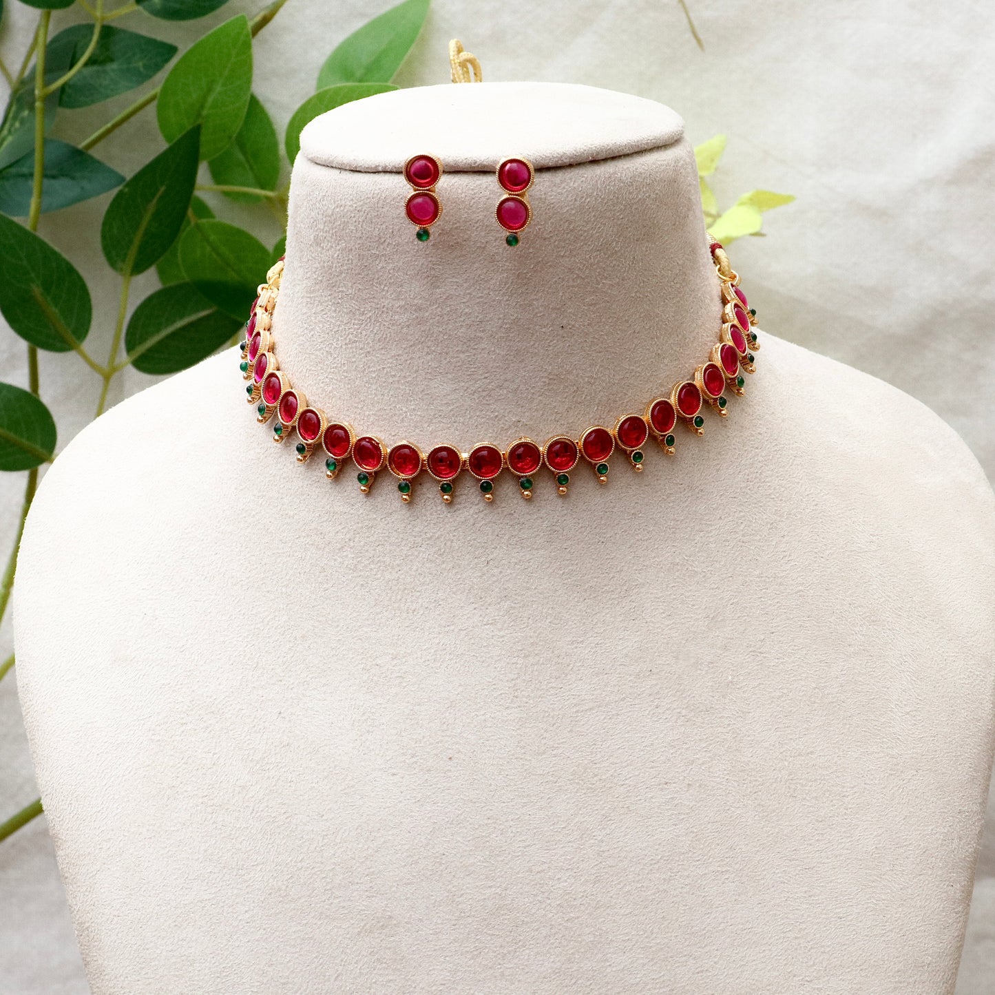 Ananya Antique Gold Necklace