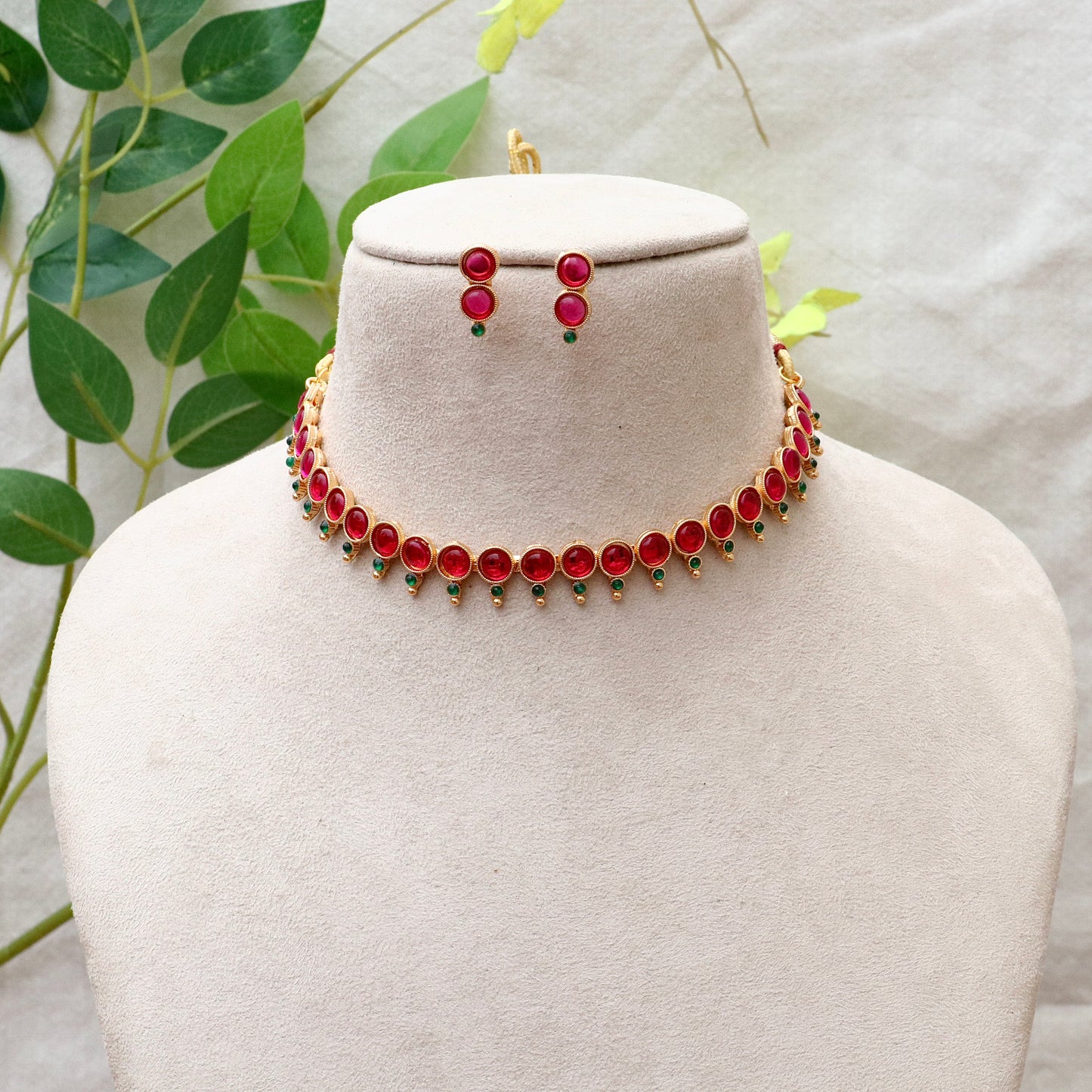 Ananya Antique Gold Necklace
