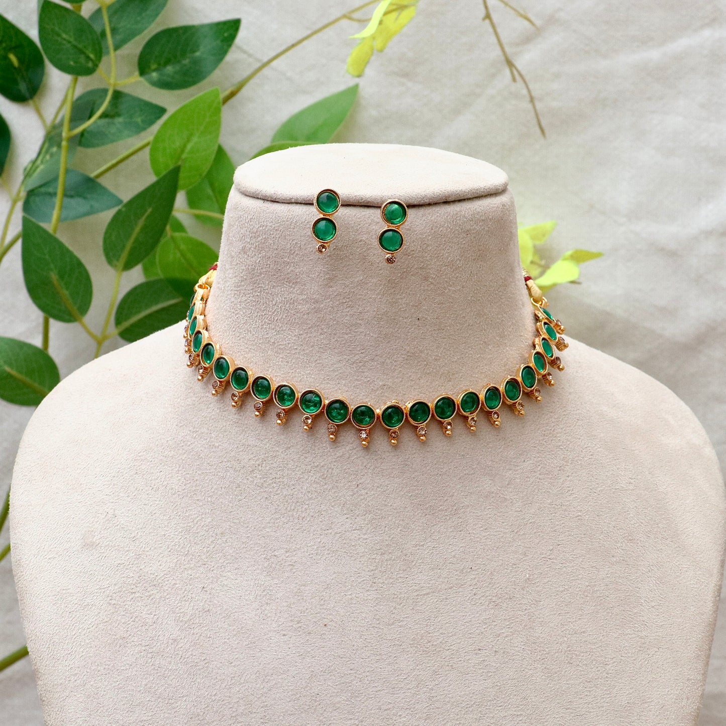 Ananya Antique Gold Necklace