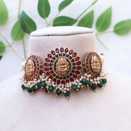 Lakshmi Kemp Choker Set