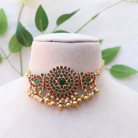 Surya Kemp Stone Choker Set